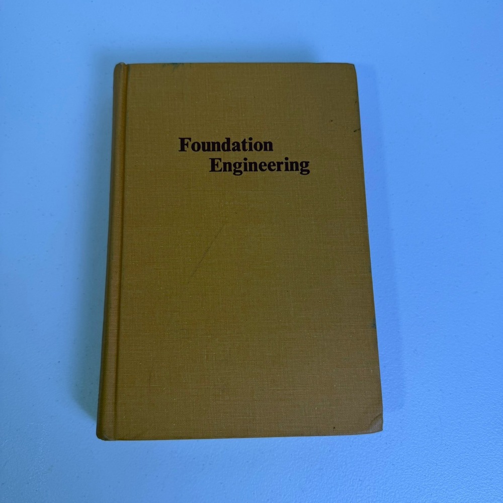 Foundation Engineering Alfreds R Jumikis 1971 Hardcover Textbook 0700223118